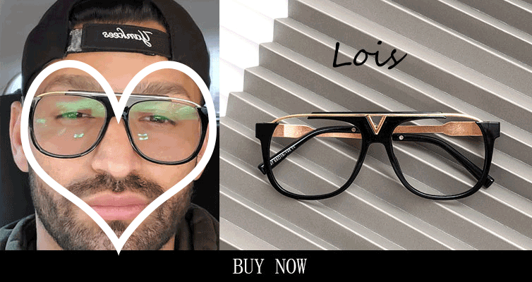 Heart face glasses male best sale