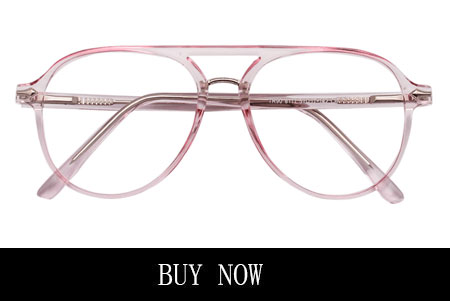 Clear pink eyeglasses
