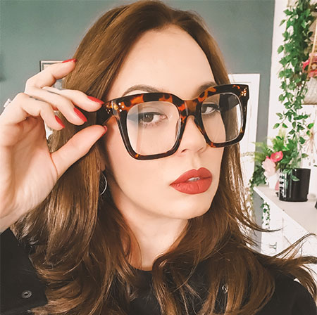 Leopard Print Eyeglasses for Women