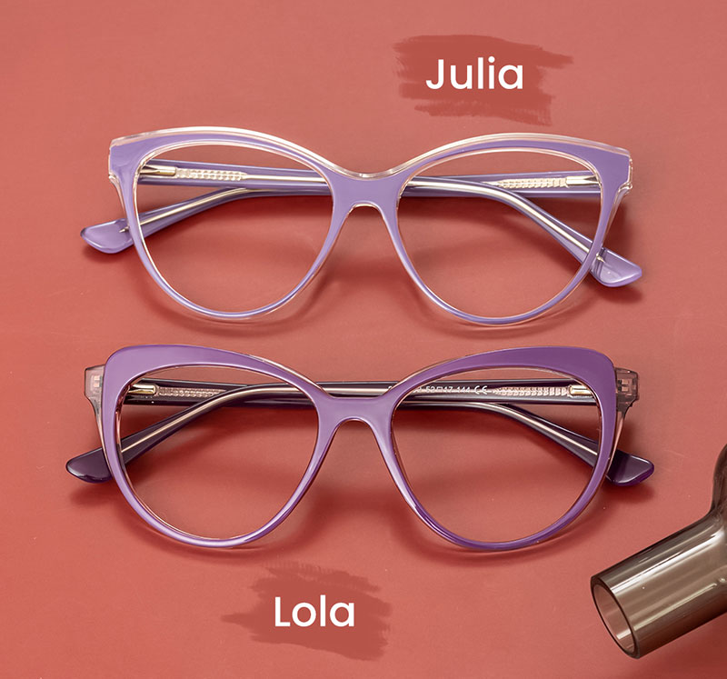 Purple Glasses Frames for Sale