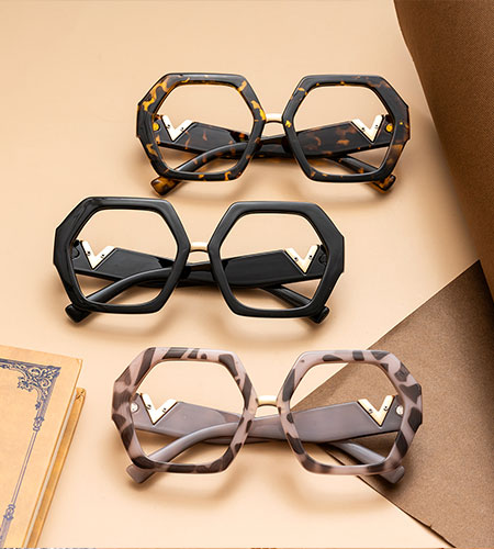 Womens Geometric Glasses Frames