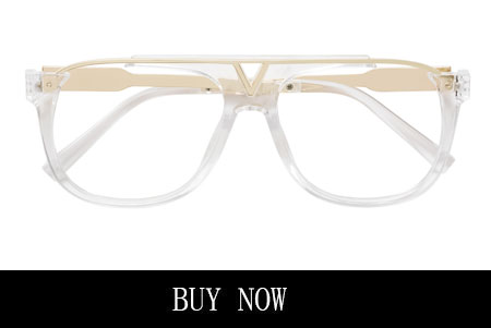 Unisex White Glasses