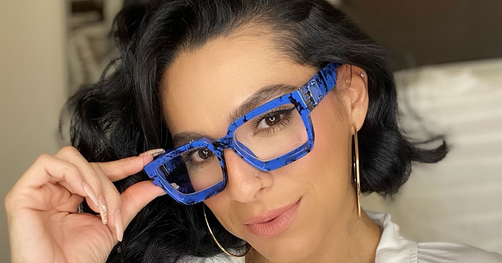 Blue Color Frames Eyeglasses