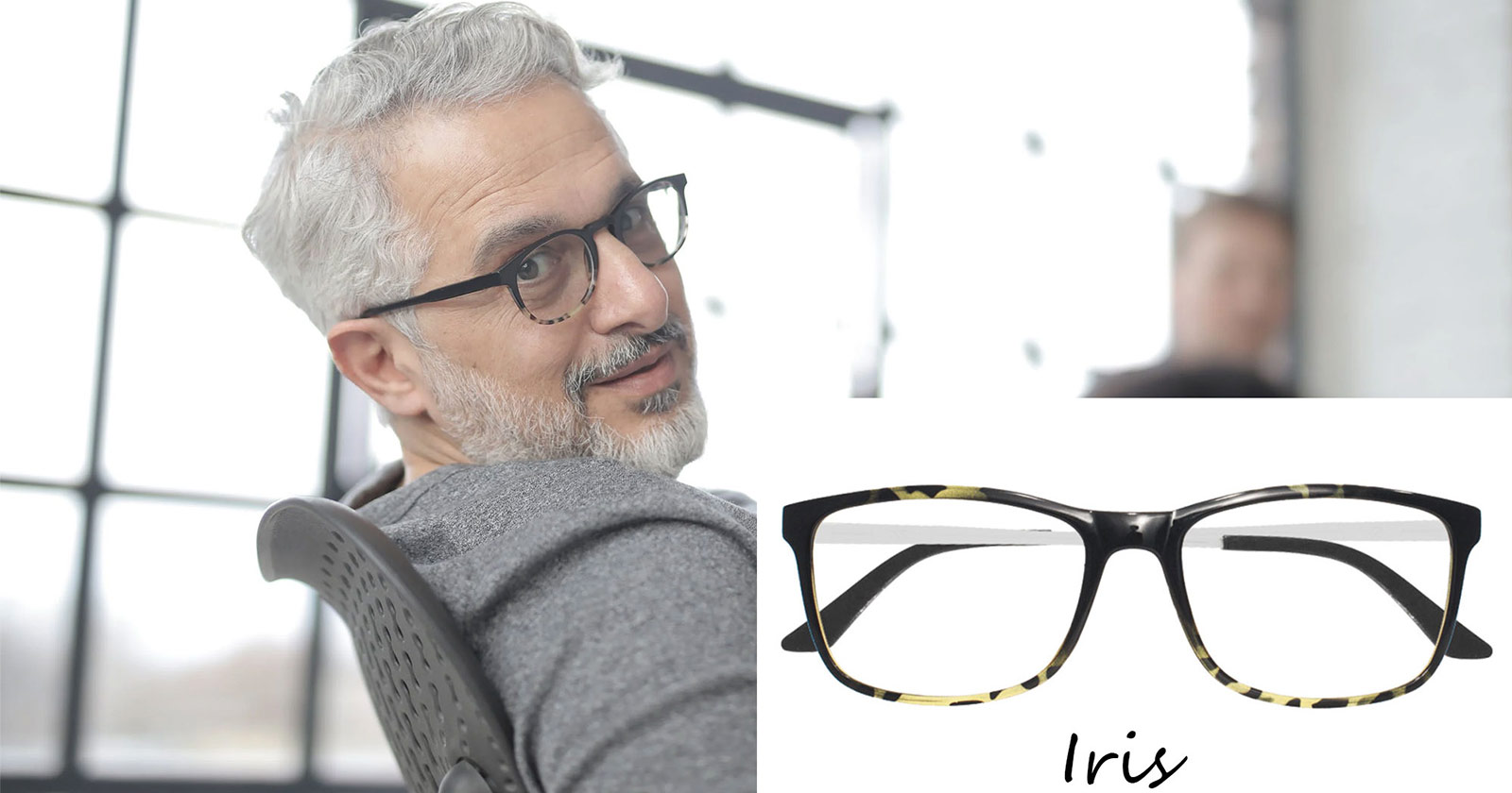 How to Find the Right Glasses for Grey Hair | Vlookoptical™